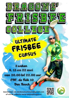 Alle info van kennismakingscursus ultimate frisbee in beeld