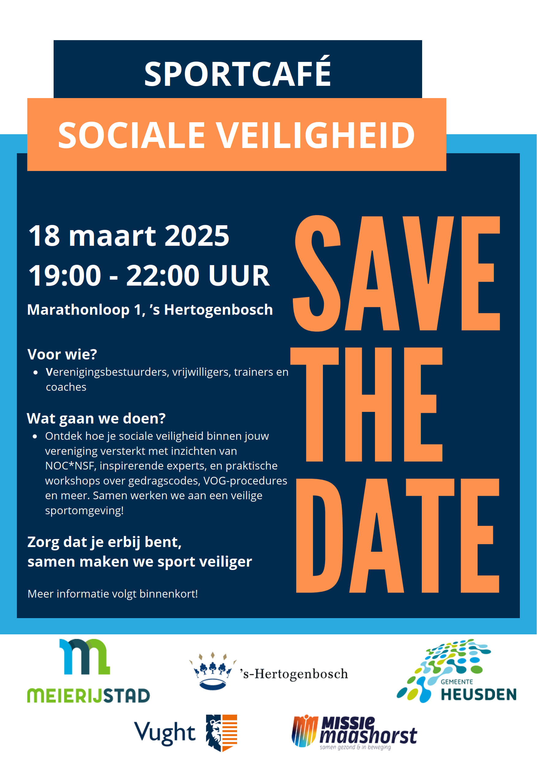 Sportcafé Sociale Veiligheid